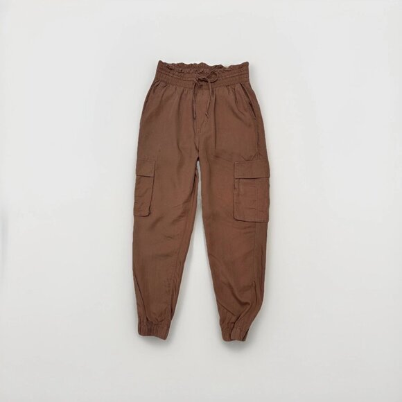 Abercrombie & Fitch Women's Parachute Cargo Pants - Chestnut - Small Worn 1 Time - Picture 2 of 11